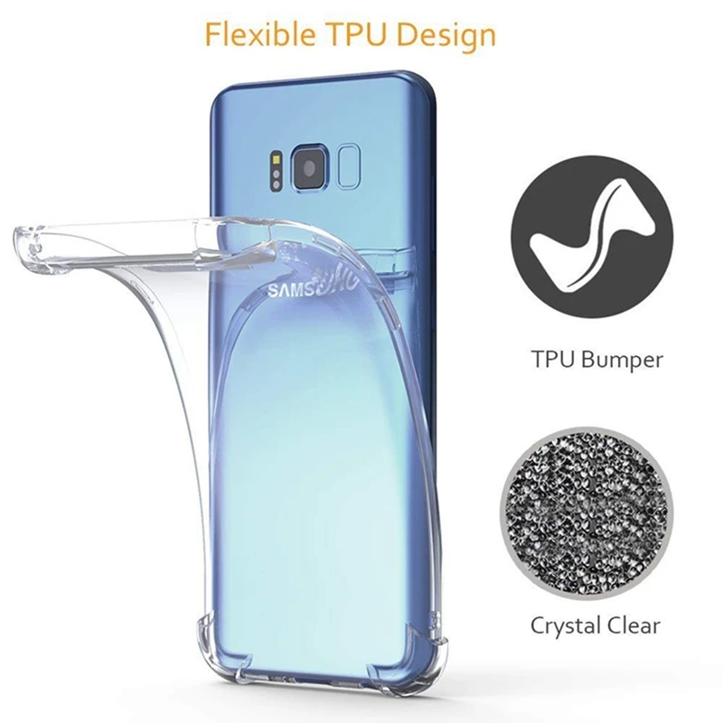 Luxury Anti-knock Silicone Case For Samsung Galaxy S9 S8 Plus Note 8 Slim Transparent Soft TPU Phone Cover For Samsung S9 Fundas
Luxury Anti-knock Silicone Case For Samsung Galaxy S9 S8 Plus Note 8 Slim Transparent Soft TPU Phone Cover For Samsung S9 Fundas
