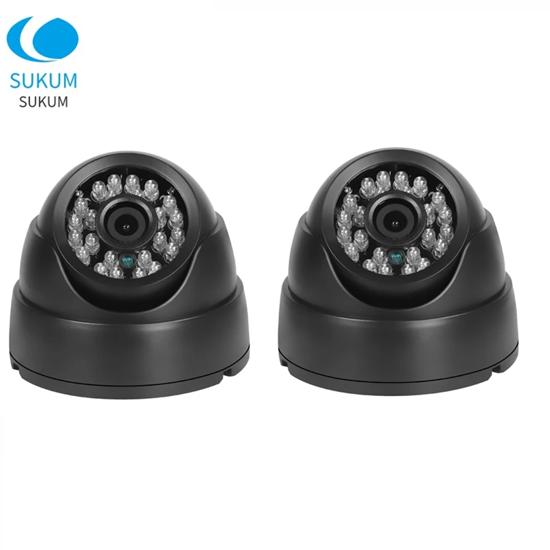 2Pcs 2MP 4MP Dome Plastic Indoor Camera 3.6mm Lens 90 Degree View Security Night Vision AHD Camera With OSD Cable
2Pcs 2MP 4MP Dome Plastic Indoor Camera 3.6mm Lens 90 Degree View Security Night Vision AHD Camera With OSD Cable