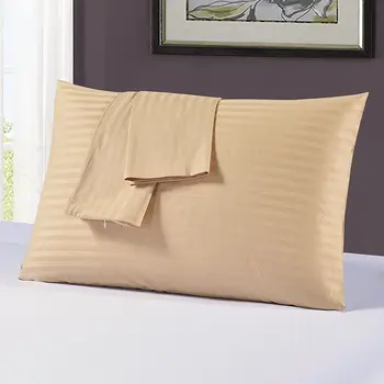 Striped 2-Piece Pillow Cases 100% Cotton Sateen Soft & Wrinkle Free Pillowcases Camel,Queen
Striped 2-Piece Pillow Cases 100% Cotton Sateen Soft & Wrinkle Free Pillowcases Camel,Queen