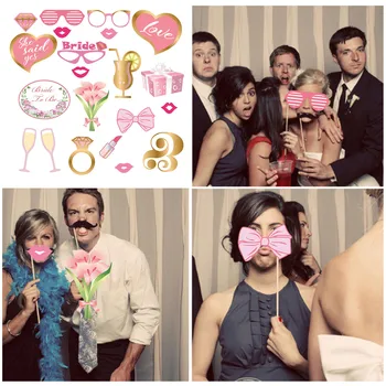 Besegad 21pcs Wedding Party Photo Booth Props DIY Photo Prop Printed Cards Photobooth Props Supplies Accessories Kit Funny Toys
Besegad 21pcs Wedding Party Photo Booth Props DIY Photo Prop Printed Cards Photobooth Props Supplies Accessories Kit Funny Toys