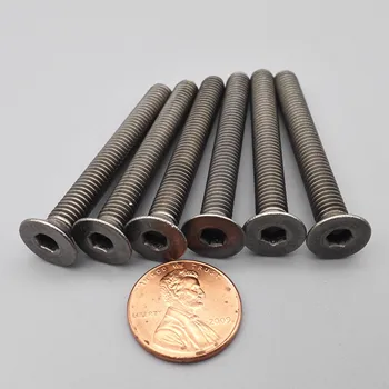 M8 x15-60mm Ti Bolt Titanium Bolt Flat Head Original Ti Color Not Polished Grade 2 Titanium Screw Ti Fastener 10pcs
M8 x15-60mm Ti Bolt Titanium Bolt Flat Head Original Ti Color Not Polished Grade 2 Titanium Screw Ti Fastener 10pcs