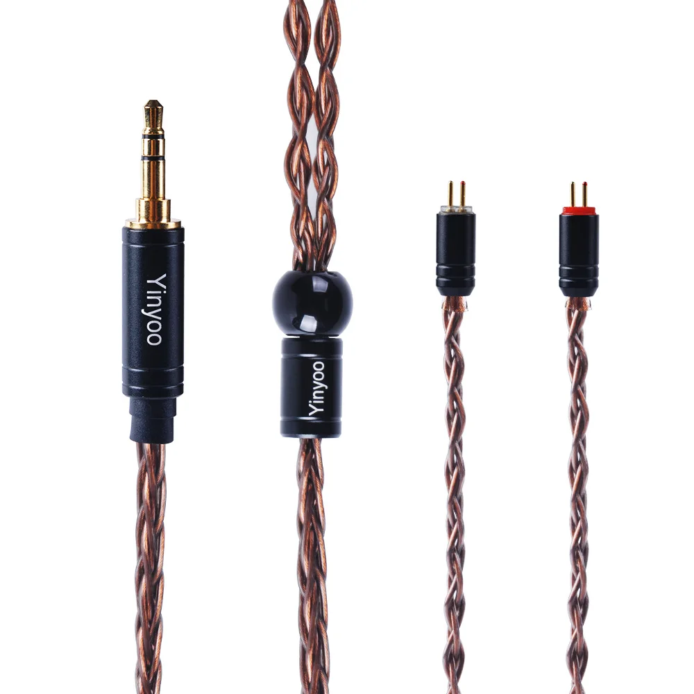 Yinyoo 8 Core Upgraded Single Crystal Copper Cable 2.5/3.5/4.4mm Balanced Cable With MMCX Connector For HQ8 HQ12 AS10 ZS10 C16
Yinyoo 8 Core Upgraded Single Crystal Copper Cable 2.5/3.5/4.4mm Balanced Cable With MMCX Connector For HQ8 HQ12 AS10 ZS10 C16