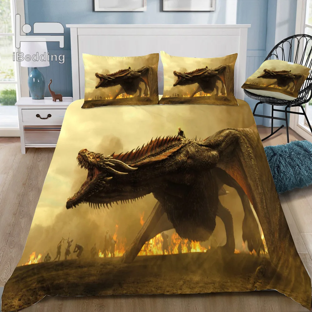 Hot Game-of-thrones-8 Dragon 3D Bedding Set Printed Duvet Cover Set Twin Full Queen King Size Dropshipping
Hot Game-of-thrones-8 Dragon 3D Bedding Set Printed Duvet Cover Set Twin Full Queen King Size Dropshipping