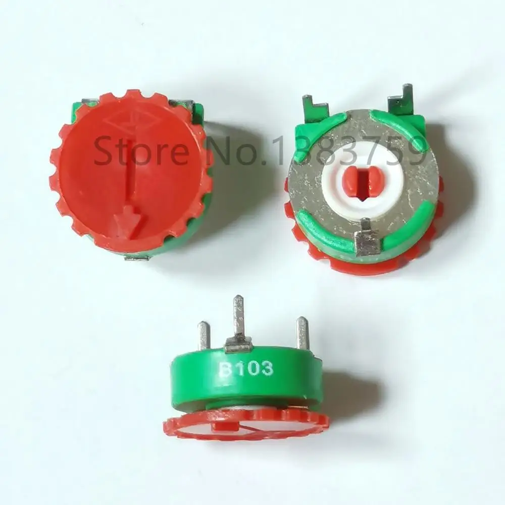 5pcs Wheel potentiometer PT15-B10K adjustable potentiometer horizontal oval hole rotary adjustable resistor
5pcs Wheel potentiometer PT15-B10K adjustable potentiometer horizontal oval hole rotary adjustable resistor
