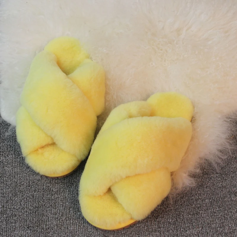 2019 Natural Sheepskin Home Slippers Fashion Winter Women Indoor Slippers Fur Slippers Warm Furry Wool Slipper Lady House Shoes
2019 Natural Sheepskin Home Slippers Fashion Winter Women Indoor Slippers Fur Slippers Warm Furry Wool Slipper Lady House Shoes