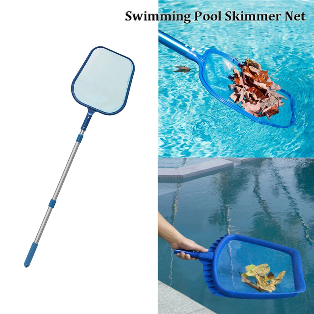 Swimming Pool Cleaner Net Fish Pond Leaf Rubbish Cleaning Tool Mesh Skimmer Telescopic Pole Pools Salvage Tool Net for pool Rake
Swimming Pool Cleaner Net Fish Pond Leaf Rubbish Cleaning Tool Mesh Skimmer Telescopic Pole Pools Salvage Tool Net for pool Rake