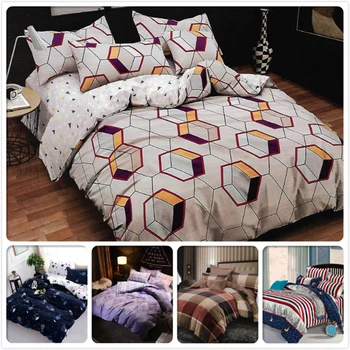 Fitted Sheet Bedclothes 4pcs Bedding Set Duvet Cover Pillowcase Kids Bed Linen 1.35m 1.5m Single Twin Full Queen Size Quilt Case
Fitted Sheet Bedclothes 4pcs Bedding Set Duvet Cover Pillowcase Kids Bed Linen 1.35m 1.5m Single Twin Full Queen Size Quilt Case