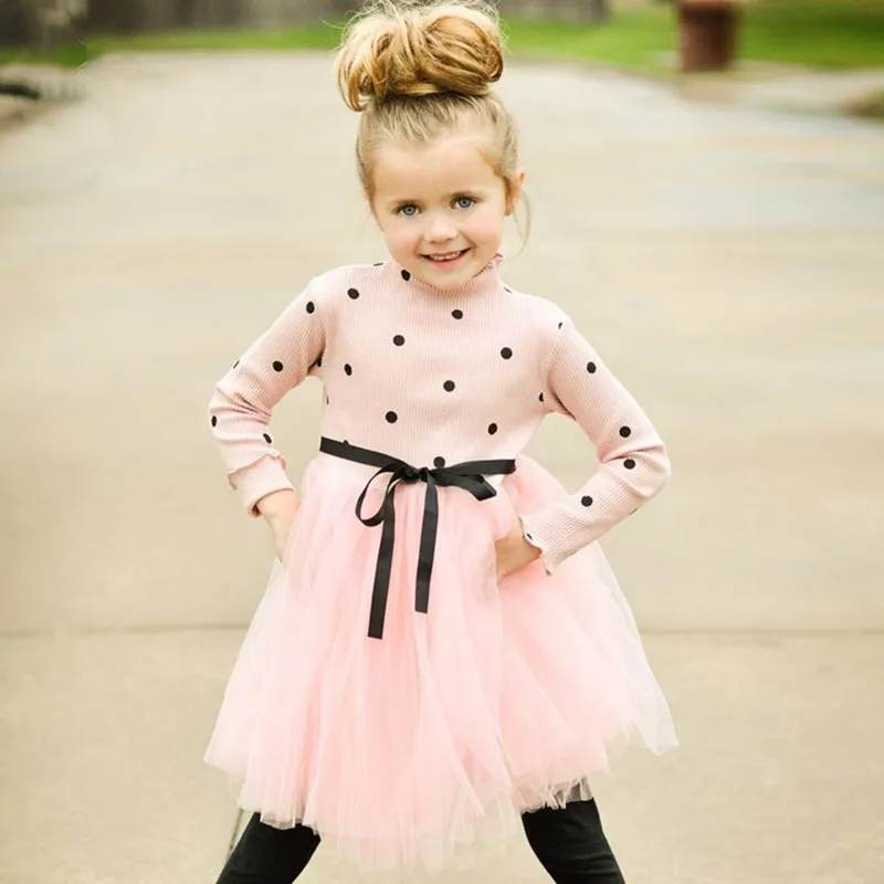 Kids Dresses for Girls Long Sleeves Baby Clothing Dress Girl Children Party Princess Polka Dots Tutu Toddler Girls Clothes
Kids Dresses for Girls Long Sleeves Baby Clothing Dress Girl Children Party Princess Polka Dots Tutu Toddler Girls Clothes
