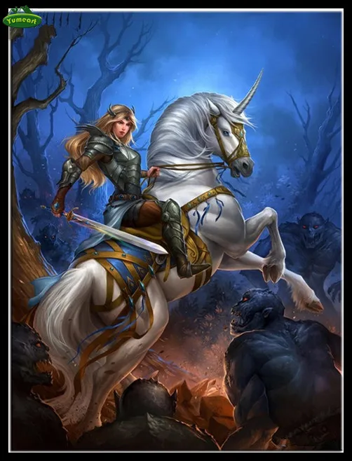 DIY Diamond Embroidery Fantasy Hero Square Diamond Painting Cross Stitch Unicorn Diamond Mosaic Embroidery With Home Decoration
DIY Diamond Embroidery Fantasy Hero Square Diamond Painting Cross Stitch Unicorn Diamond Mosaic Embroidery With Home Decoration