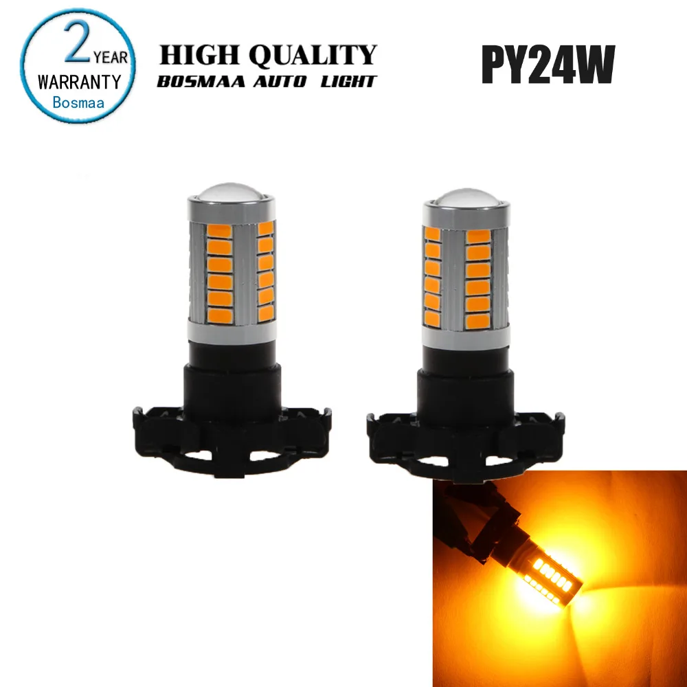 2 Pcs PY24W 33SMD 5730 Error Free Canbus Turn Signals Backup Lights Tail DRL Light Tail Light Brake Lights Led Car Bulbs
2 Pcs PY24W 33SMD 5730 Error Free Canbus Turn Signals Backup Lights Tail DRL Light Tail Light Brake Lights Led Car Bulbs