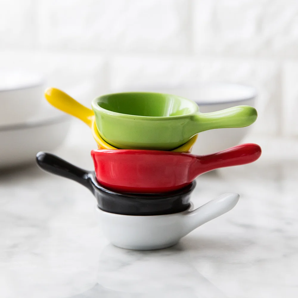 MDZF SWEETHOME Sauce Dishes Dipping Cup Porcelain Cereal Bowl with Handle for Rice Olive Oil Sushi Dessert Set
MDZF SWEETHOME Sauce Dishes Dipping Cup Porcelain Cereal Bowl with Handle for Rice Olive Oil Sushi Dessert Set