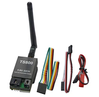 FPV 5.8G 1.5W 32CH A/V Transmitting (TX) Module Wireless Transmitter TS800 Support AAT Tracking Antenna 1500mw
FPV 5.8G 1.5W 32CH A/V Transmitting (TX) Module Wireless Transmitter TS800 Support AAT Tracking Antenna 1500mw