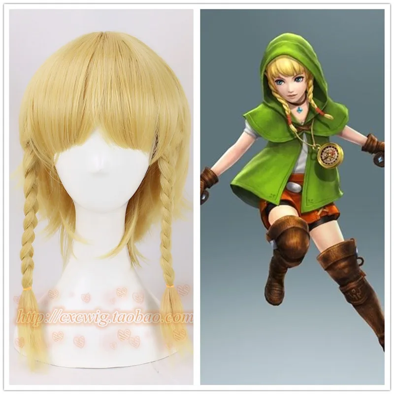 The Legend of Zelda Link Gold Wig with 2 Braids Girl link Cosplay Wig Link Role Play Gold Hair with Hair Net
The Legend of Zelda Link Gold Wig with 2 Braids Girl link Cosplay Wig Link Role Play Gold Hair with Hair Net