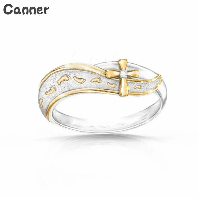 Canner Matte Cross Rings For Women Inlaid Crystal Rhinestone Wedding Engagement Rings Jewelry
Canner Matte Cross Rings For Women Inlaid Crystal Rhinestone Wedding Engagement Rings Jewelry