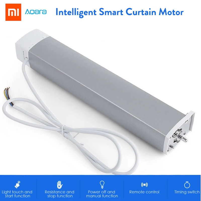 Xiaomi Aqara Intelligent Smart Curtain Motor ZiGBee Version Wifi Smart Home Device Mi Home Smarphone APP Remote Control
Xiaomi Aqara Intelligent Smart Curtain Motor ZiGBee Version Wifi Smart Home Device Mi Home Smarphone APP Remote Control