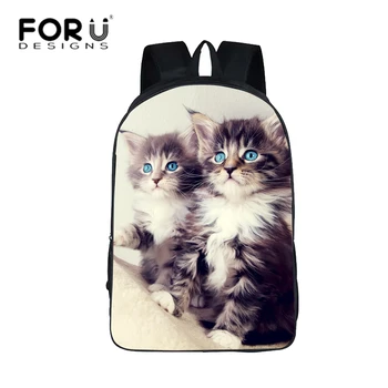FORUDESIGNS Backpack Waterproof Canvas School Bags For Teenager Boys Girls Cat Printing Backpacks 15 inch Schoolbag Children Bag
FORUDESIGNS Backpack Waterproof Canvas School Bags For Teenager Boys Girls Cat Printing Backpacks 15 inch Schoolbag Children Bag