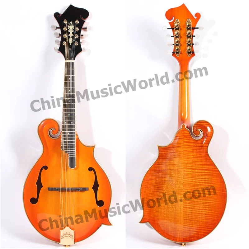 Afanti Solid Spruce top / Flamed Maple Back & Sides Mandolin (AMB-203) | Спорт и развлечения