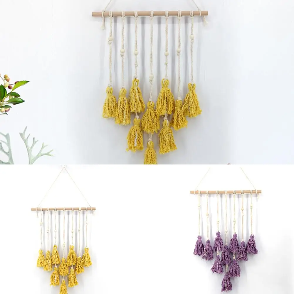 DIY Simple Decoration Pendant Nordic Household Bohemian Style Handmade Knitted Pendant Wall Hanging Bedroom Decoration
DIY Simple Decoration Pendant Nordic Household Bohemian Style Handmade Knitted Pendant Wall Hanging Bedroom Decoration