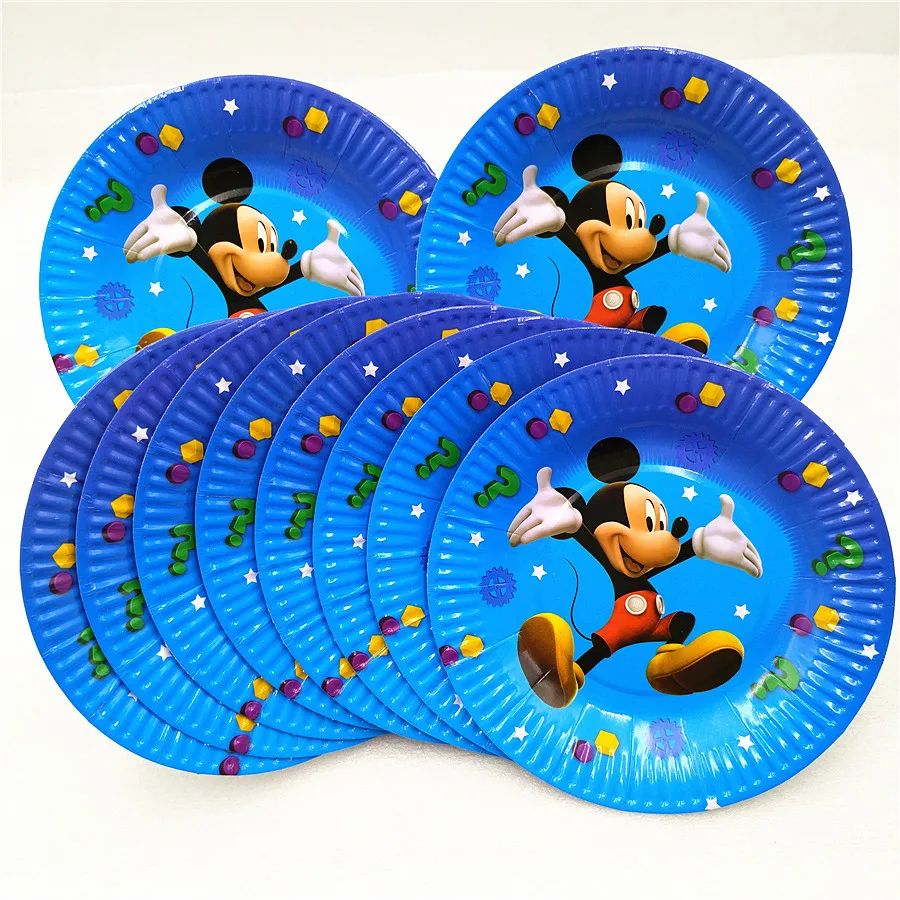 10pcs Mickey Mouse Party Supplies Paper Plates Disposable Tableware Birthday Partei Favors platos Disposable Plate dishes vaisse
10pcs Mickey Mouse Party Supplies Paper Plates Disposable Tableware Birthday Partei Favors platos Disposable Plate dishes vaisse
