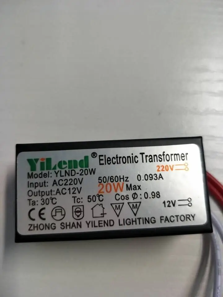 DHL 100 pieces AC 220V to DC 12V 20W 0.99A LED Driver Electronic Transformer Power Supply for light bulbs transformer
DHL 100 pieces AC 220V to DC 12V 20W 0.99A LED Driver Electronic Transformer Power Supply for light bulbs transformer