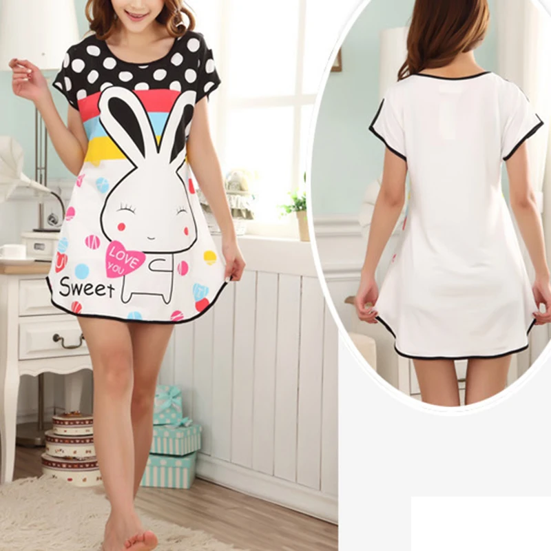 Womens Nightgowns New Cotton Nightwear Summer Dress Casual Loose Nightdress Female Night Shirt Women Sleepwear Sleepshirt
Womens Nightgowns New Cotton Nightwear Summer Dress Casual Loose Nightdress Female Night Shirt Women Sleepwear Sleepshirt