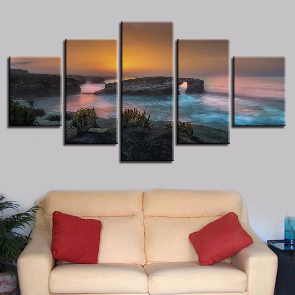 Decoration Living Room Framework Artworks 5 Pieces HD Printing Sunset Seascape Canvas Painting Modular Poster Pictures Wall Art
Decoration Living Room Framework Artworks 5 Pieces HD Printing Sunset Seascape Canvas Painting Modular Poster Pictures Wall Art