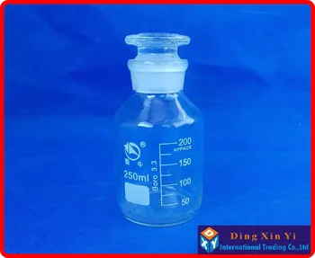 (2 pieces/lot)250ml Wide mouth reagent bottle,250ml Glass reagent bottle with ground-in glass stopper,Transparent glass bottle
(2 pieces/lot)250ml Wide mouth reagent bottle,250ml Glass reagent bottle with ground-in glass stopper,Transparent glass bottle