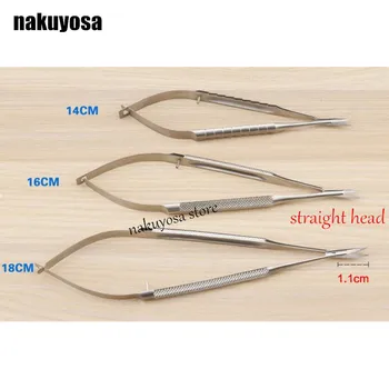 High quality stainless steel micro instrument 14/16/18CM straight head ophthalmic instrument micro scissors corneal scissors
High quality stainless steel micro instrument 14/16/18CM straight head ophthalmic instrument micro scissors corneal scissors