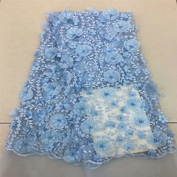 2018 High Quality 3d flowers french lace fabric beads African tulle lace fabric 5 yards for wedding dress HJ482-2
2018 High Quality 3d flowers french lace fabric beads African tulle lace fabric 5 yards for wedding dress HJ482-2