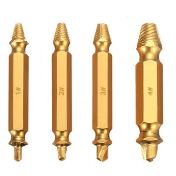 HSS Multifunction Titanium Plated High Speed Steel Double Head Breakage Screw Extractor Remove Broken Bolt Tool Quickly
HSS Multifunction Titanium Plated High Speed Steel Double Head Breakage Screw Extractor Remove Broken Bolt Tool Quickly
