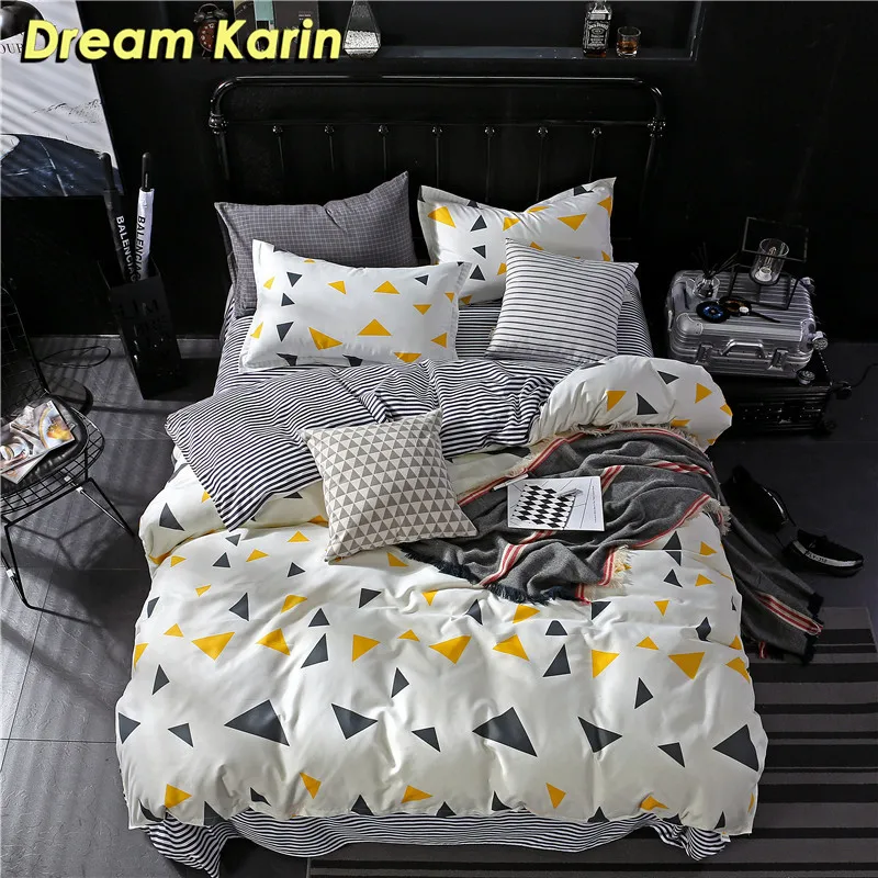 Geometric Patterns Bedding Set Brief Style Polyester Duvet Cover Sets with Pillowcases Single Double Queen King Size Bed Linens
Geometric Patterns Bedding Set Brief Style Polyester Duvet Cover Sets with Pillowcases Single Double Queen King Size Bed Linens