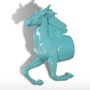 Tooarts Resin Running Horse Wall Decor(Blue) Wall Hook Decorative Gift Rustic Innovative Sculpture 
Tooarts Resin Running Horse Wall Decor(Blue) Wall Hook Decorative Gift Rustic Innovative Sculpture