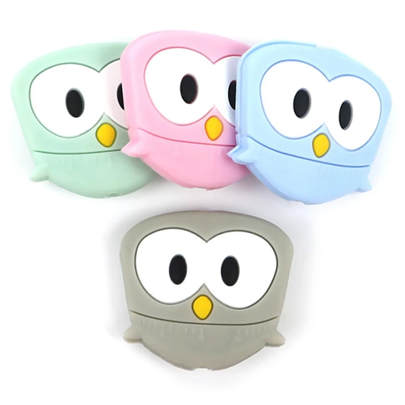 1PC Owl Silicone Beads BPA Free Material for DIY Baby Teething Necklace Accessories Baby Molar Toy Teether Pendant Gift
1PC Owl Silicone Beads BPA Free Material for DIY Baby Teething Necklace Accessories Baby Molar Toy Teether Pendant Gift