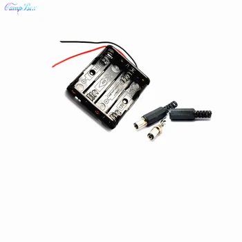 100Pcs 4xAAA Battery Case Holder Socket Wire Junction Boxes With 15cm Wires, 5.5/2.1 DC Plug
100Pcs 4xAAA Battery Case Holder Socket Wire Junction Boxes With 15cm Wires, 5.5/2.1 DC Plug