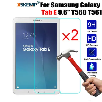 XSKEMP 2Pcs/Lot Clear Tempered Glass Screen Protector For Samsung Galaxy Tab E 9.6" SM-T560 / T561 Tablet Protective Film Cover
XSKEMP 2Pcs/Lot Clear Tempered Glass Screen Protector For Samsung Galaxy Tab E 9.6" SM-T560 / T561 Tablet Protective Film Cover