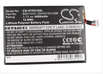 Cameron Sino 4000mAh battery for HTC EVO View 4G Flyer P510E 35H00163-00M 35H00163-00P 35H00163-02M BG41200 Tablet Battery
Cameron Sino 4000mAh battery for HTC EVO View 4G Flyer P510E 35H00163-00M 35H00163-00P 35H00163-02M BG41200 Tablet Battery