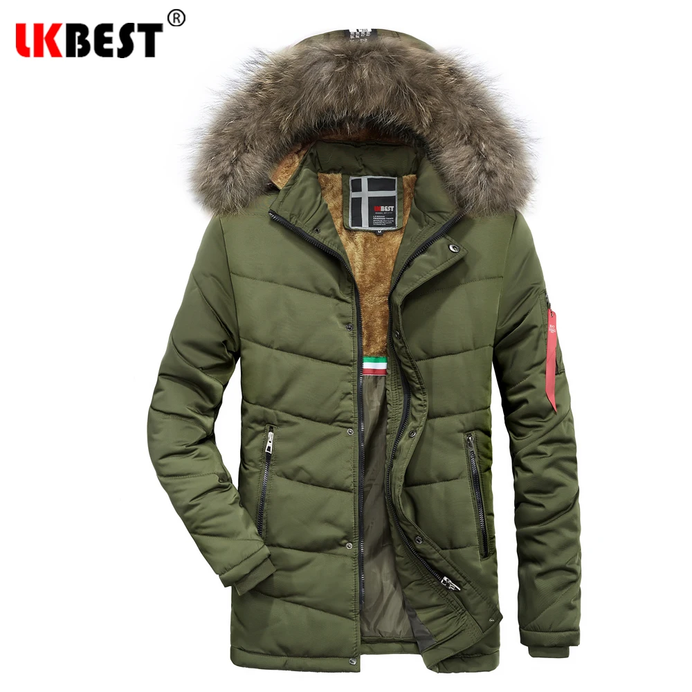LKBEST New Thick Men Winter Coat fur hooded men's parka keep warm winter jacket men Fashion Casual Overcoat Outerwear PW670
LKBEST New Thick Men Winter Coat fur hooded men's parka keep warm winter jacket men Fashion Casual Overcoat Outerwear PW670