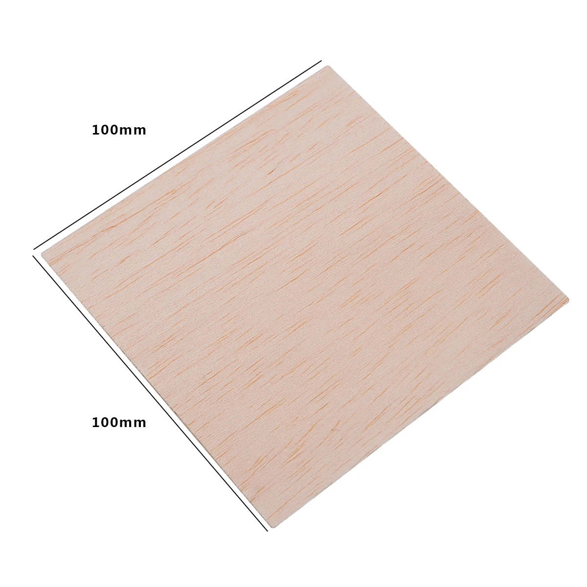 20Pcs Wood Sheets Spliced Wooden Plate Model For DIY House Ship Aircraft Building 100x100x1mm Balsa | Инструменты