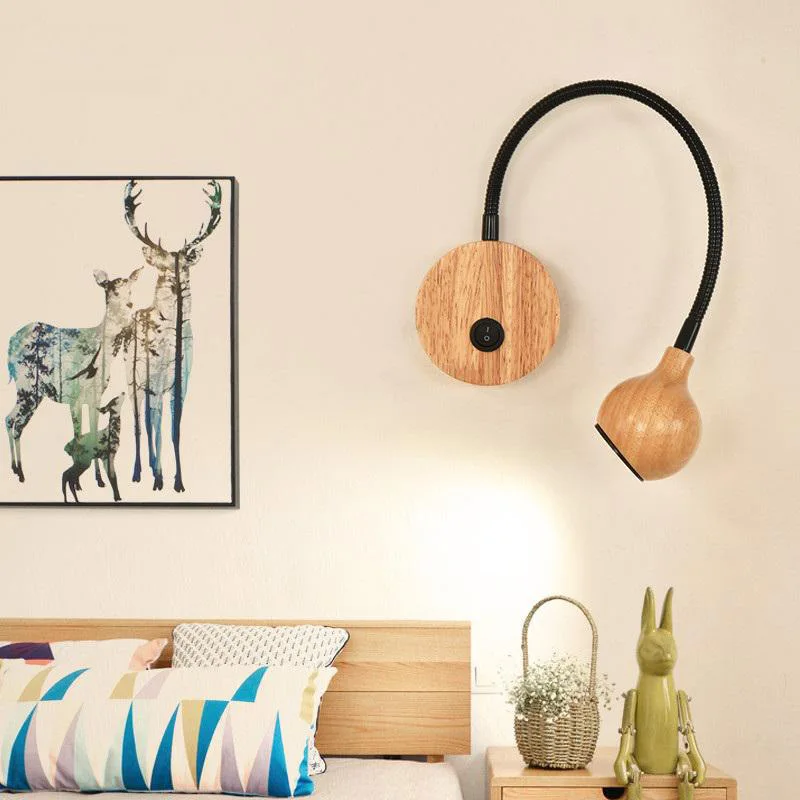Artpad Nordic Wood Wall Lamp White/Black Flexible 360 Degree LED Wall Spot Lights For Bedroom Bathroom Hallway Indoor Lighting
Artpad Nordic Wood Wall Lamp White/Black Flexible 360 Degree LED Wall Spot Lights For Bedroom Bathroom Hallway Indoor Lighting