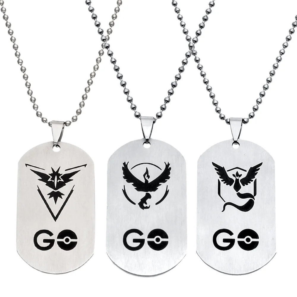 6 Types Anime Pokemon Go TEAM MYSTIC INSTINCT VALOR Logo Choker Necklace Pendants Stainless Steel Mem Women Jewelry Fans Gifts
6 Types Anime Pokemon Go TEAM MYSTIC INSTINCT VALOR Logo Choker Necklace Pendants Stainless Steel Mem Women Jewelry Fans Gifts