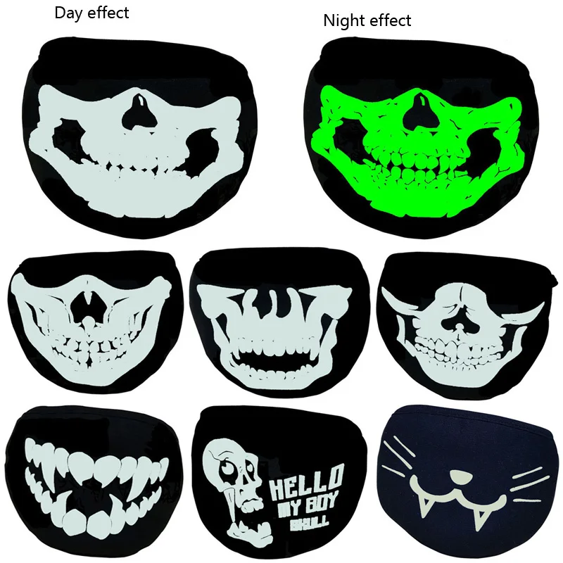 New fluorescent non-mainstream skeleton outdoor dustproof riding ghost dance teeth cotton mask
New fluorescent non-mainstream skeleton outdoor dustproof riding ghost dance teeth cotton mask