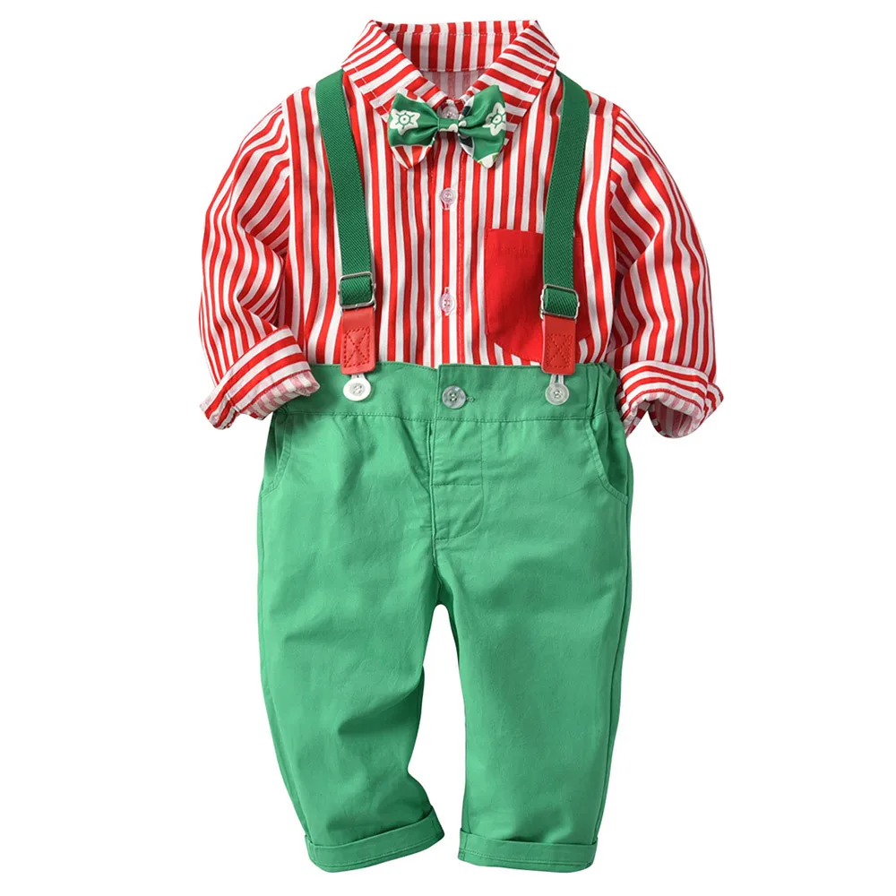 ARLONEET Christmas boys clothes Kid Boys Gentleman Bow Shirt+Suspenders Strap Pants Set Outfit L1121
ARLONEET Christmas boys clothes Kid Boys Gentleman Bow Shirt+Suspenders Strap Pants Set Outfit L1121