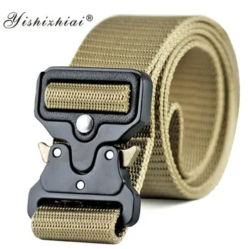 Quick Release Tactical Belt Nylon Outdoor Web Training Belt For Men Women Jeans Pants Metal Buckle Casual Canvas Straps Ceinture
Quick Release Tactical Belt Nylon Outdoor Web Training Belt For Men Women Jeans Pants Metal Buckle Casual Canvas Straps Ceinture