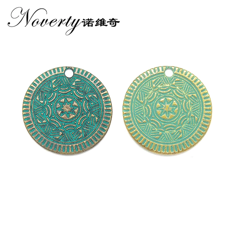 10pcs/bag 25MM Retro Patina Plated Zinc Alloy Green Round Coin Charms pendants For DIY Jewelry Accessories PJ015
10pcs/bag 25MM Retro Patina Plated Zinc Alloy Green Round Coin Charms pendants For DIY Jewelry Accessories PJ015