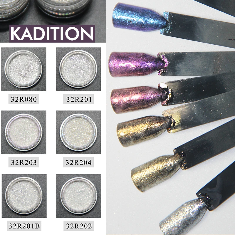 KADITION Nail Glitter 1 Pcs Powder Holographic Nails Mermaid Mirror Gel Polish Powder Pigment Manicure 8 Colors DIY Design
KADITION Nail Glitter 1 Pcs Powder Holographic Nails Mermaid Mirror Gel Polish Powder Pigment Manicure 8 Colors DIY Design