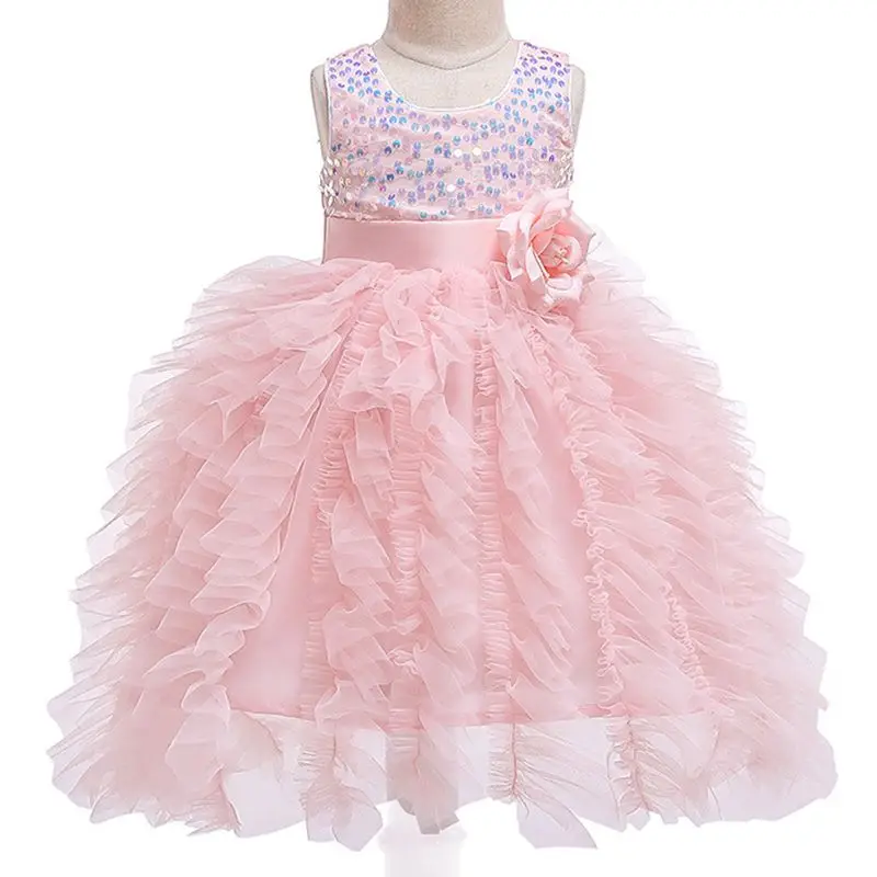 Girls Dress Flower Sleeveless Sequin Ball Gown Dresses Girl Summer New Birthday Party Dress Kids Dress Body for Little Girls
Girls Dress Flower Sleeveless Sequin Ball Gown Dresses Girl Summer New Birthday Party Dress Kids Dress Body for Little Girls