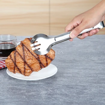 500Pcs/Lot Stainless Steel Bbq Ice Food Salad Tong Cooking Clip Serving Cake Kitchen Clamp
500Pcs/Lot Stainless Steel Bbq Ice Food Salad Tong Cooking Clip Serving Cake Kitchen Clamp
