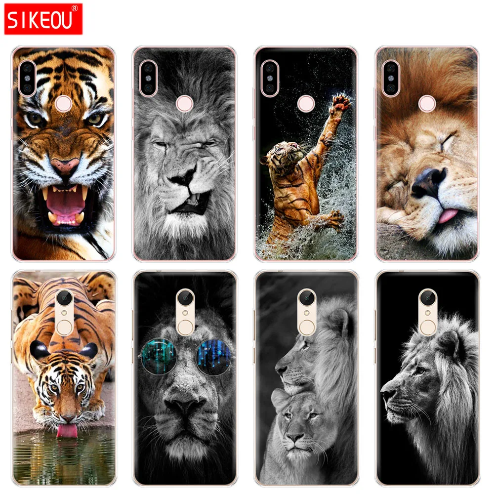 Silicon Cover phone Case for Xiaomi redmi S2 Y2 6 5 2 3 3s pro PLUS redmi note 4 4X 4A 5A 6A Lion tiger Fashion Lovely Animal
Silicon Cover phone Case for Xiaomi redmi S2 Y2 6 5 2 3 3s pro PLUS redmi note 4 4X 4A 5A 6A Lion tiger Fashion Lovely Animal