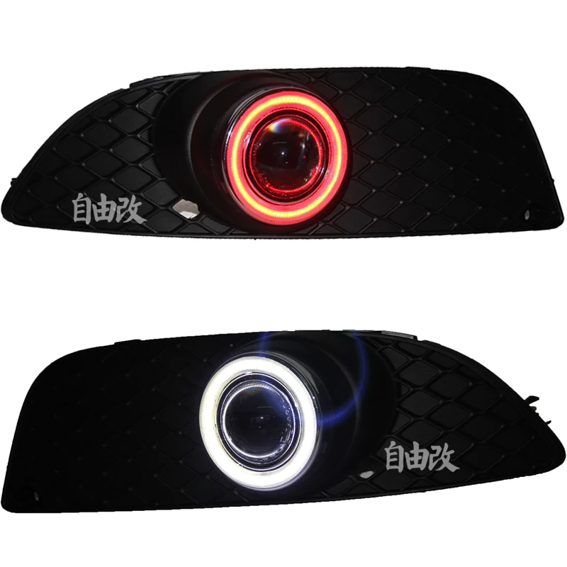 New Innovative Angel Eye daytime running light + halogen Fog Light Projector Lens and fog lamp case for Mitsubishi Lancer EX
New Innovative Angel Eye daytime running light + halogen Fog Light Projector Lens and fog lamp case for Mitsubishi Lancer EX