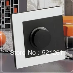 Фото DIANQI black wall switch touch light access control the switches AC 110 220V speed regulation dimmer  Обустройство | Выключатели (850763189)